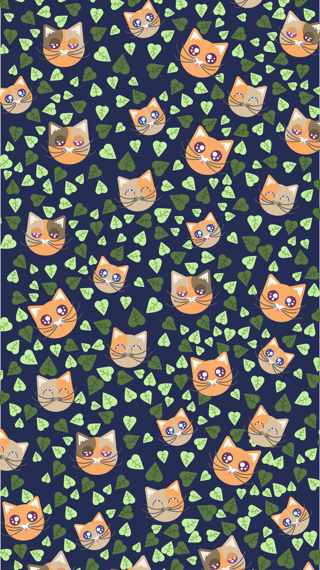Orange Cats Cute iPhone Lock Screen