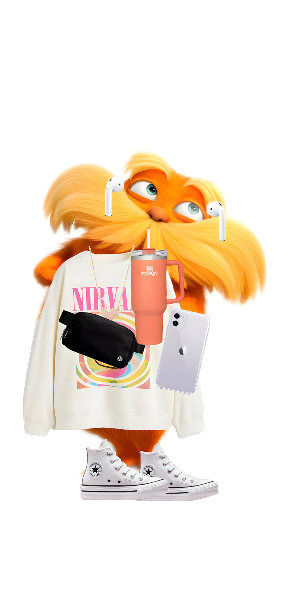 Preppy Lorax Vibe Wallpaper Aesthetic Wallpaper HD