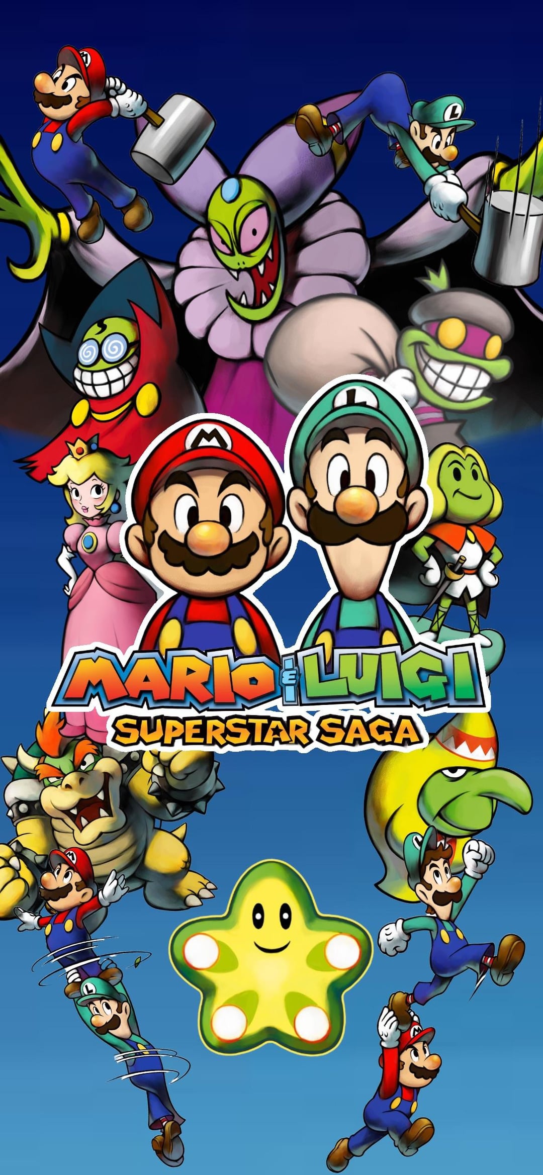Mario & Luigi Wallpaper I made, r