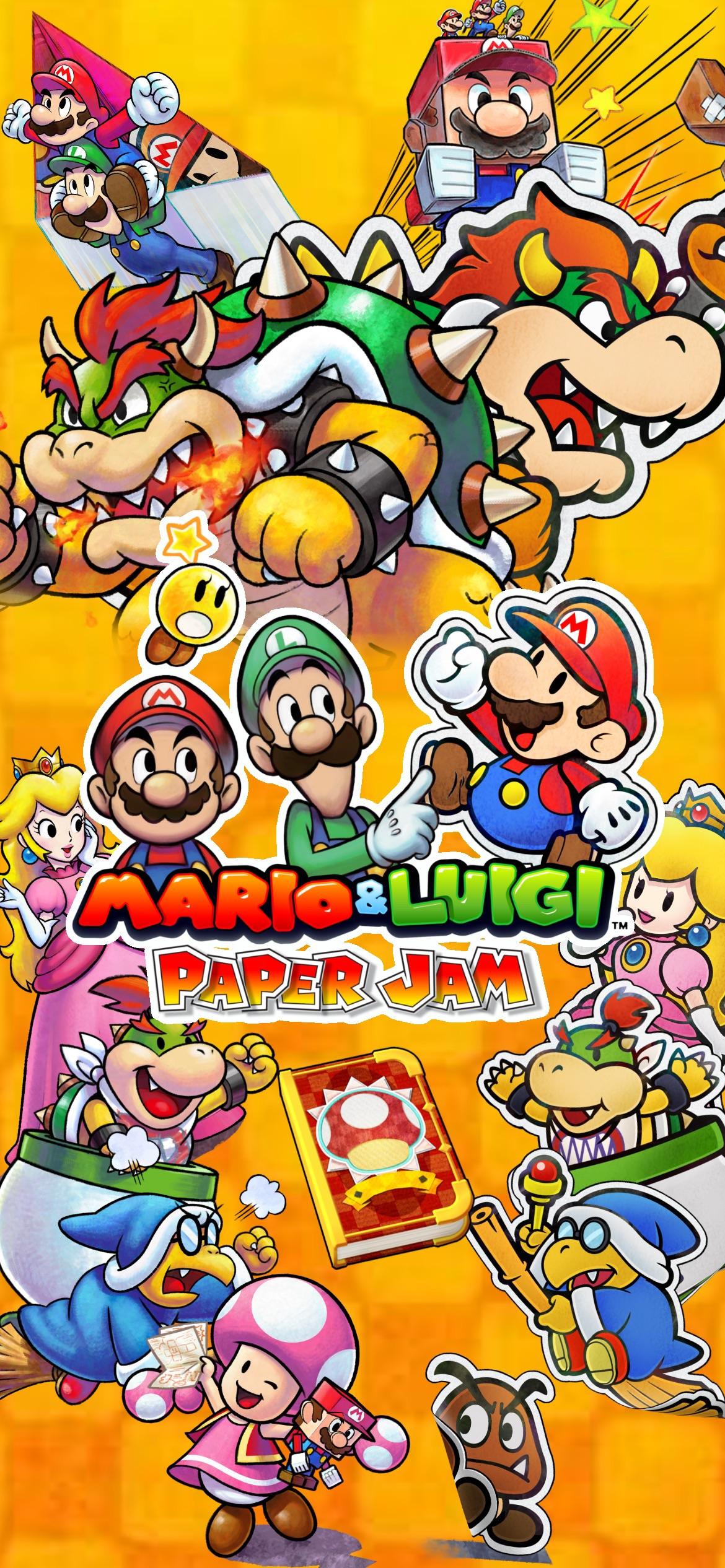 Mario & Luigi Wallpaper I made, r