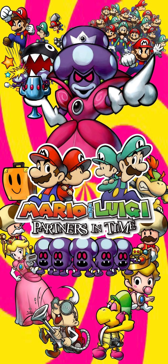 Mario & Luigi Wallpaper I made, r