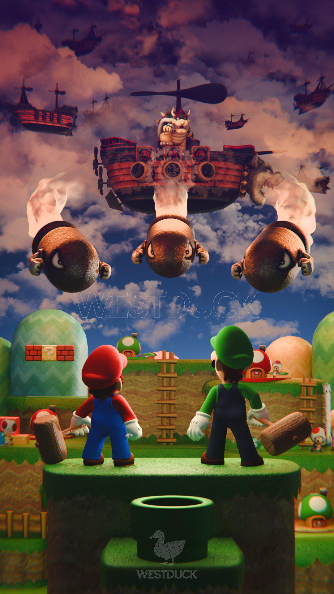 Mario & Luigi: Invasion fanart i made