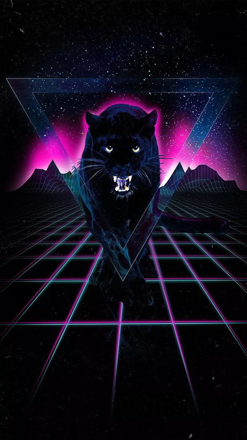Black Puma, amoled, animals, desenho