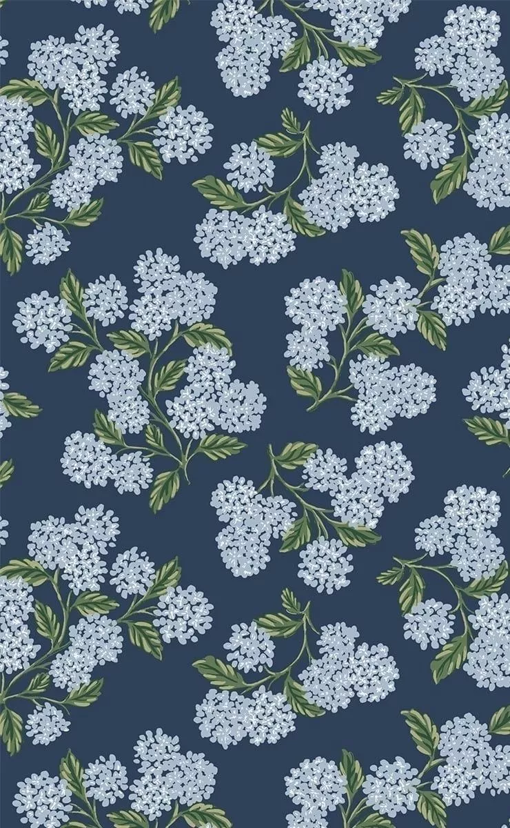 Hydrangea Wallpaper Paper Co