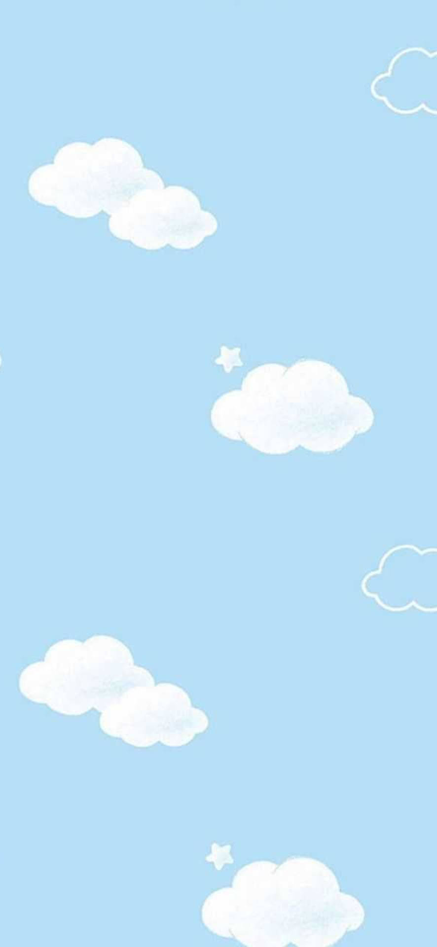 Cloud Light Blue Aesthetic iPhone