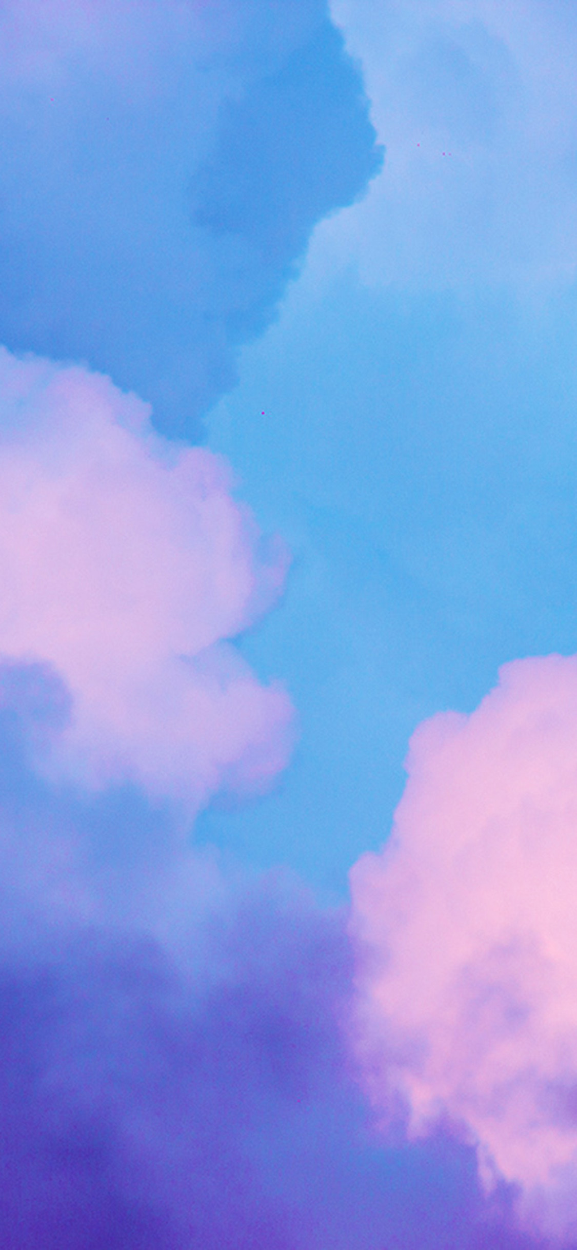 wallpaper. sky blue pastel art