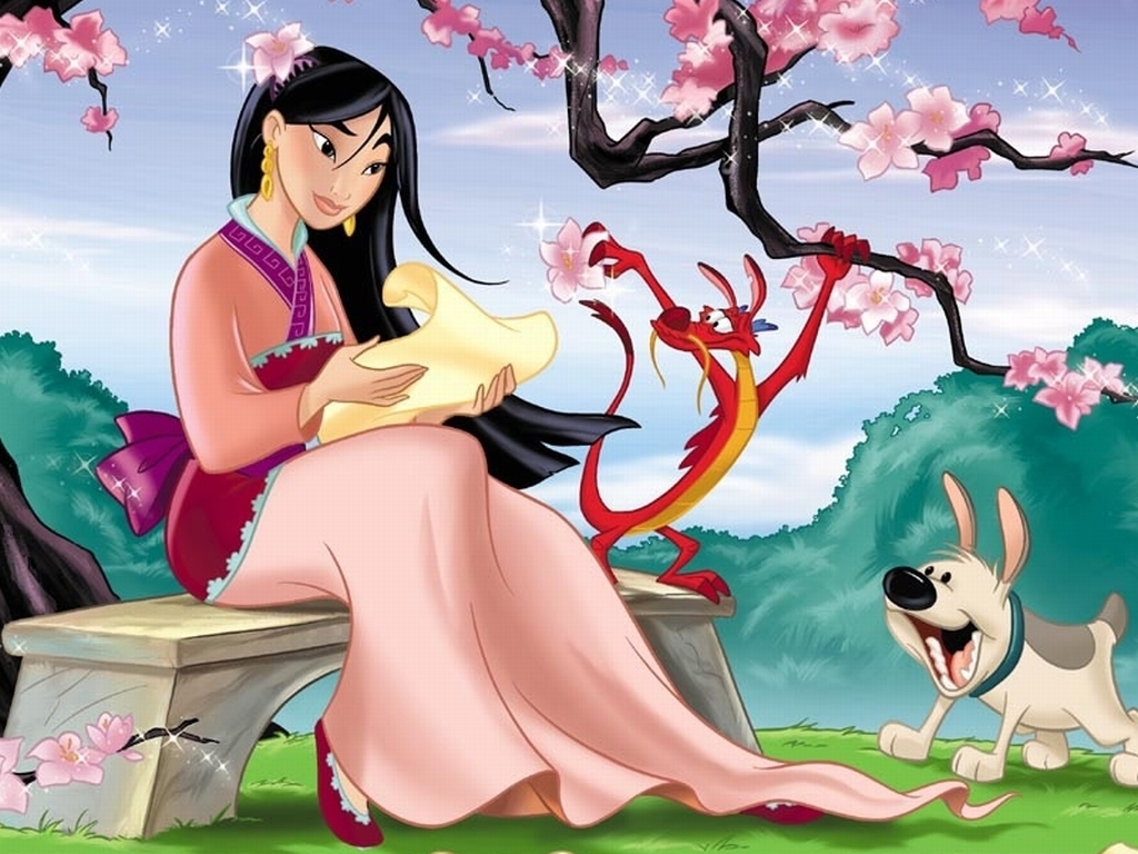 Mulan Wallpaper Disney 6628330 1024 768