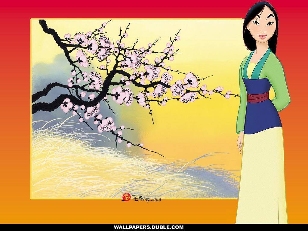 Wallpaper Mulan Disney Cartoons