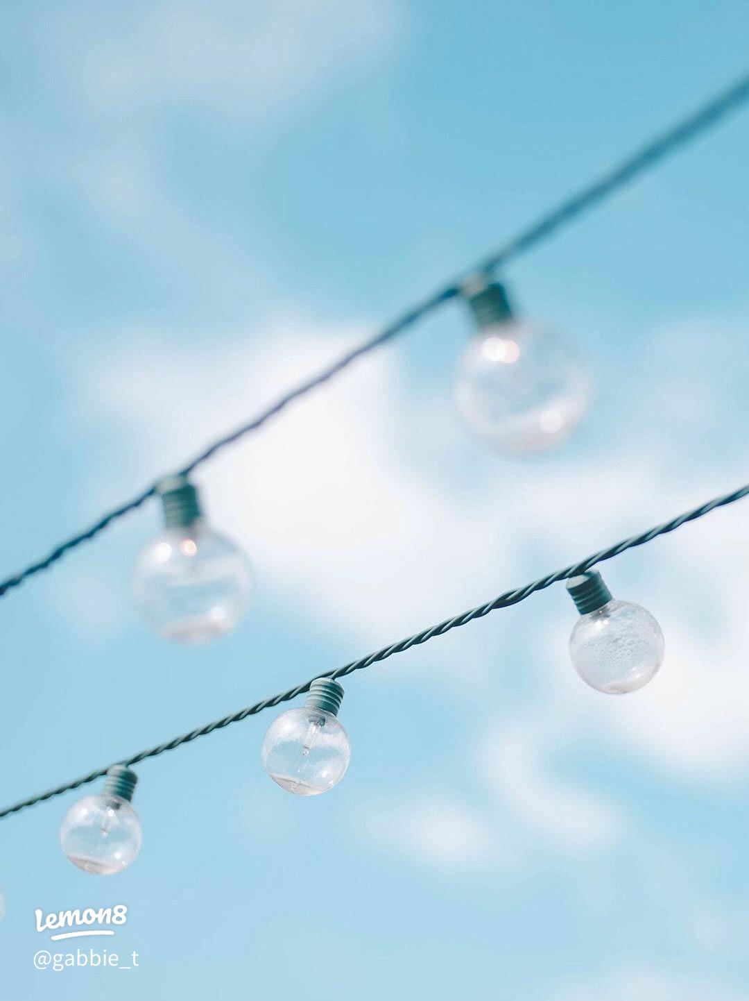 Aesthetic baby blue wallpaper