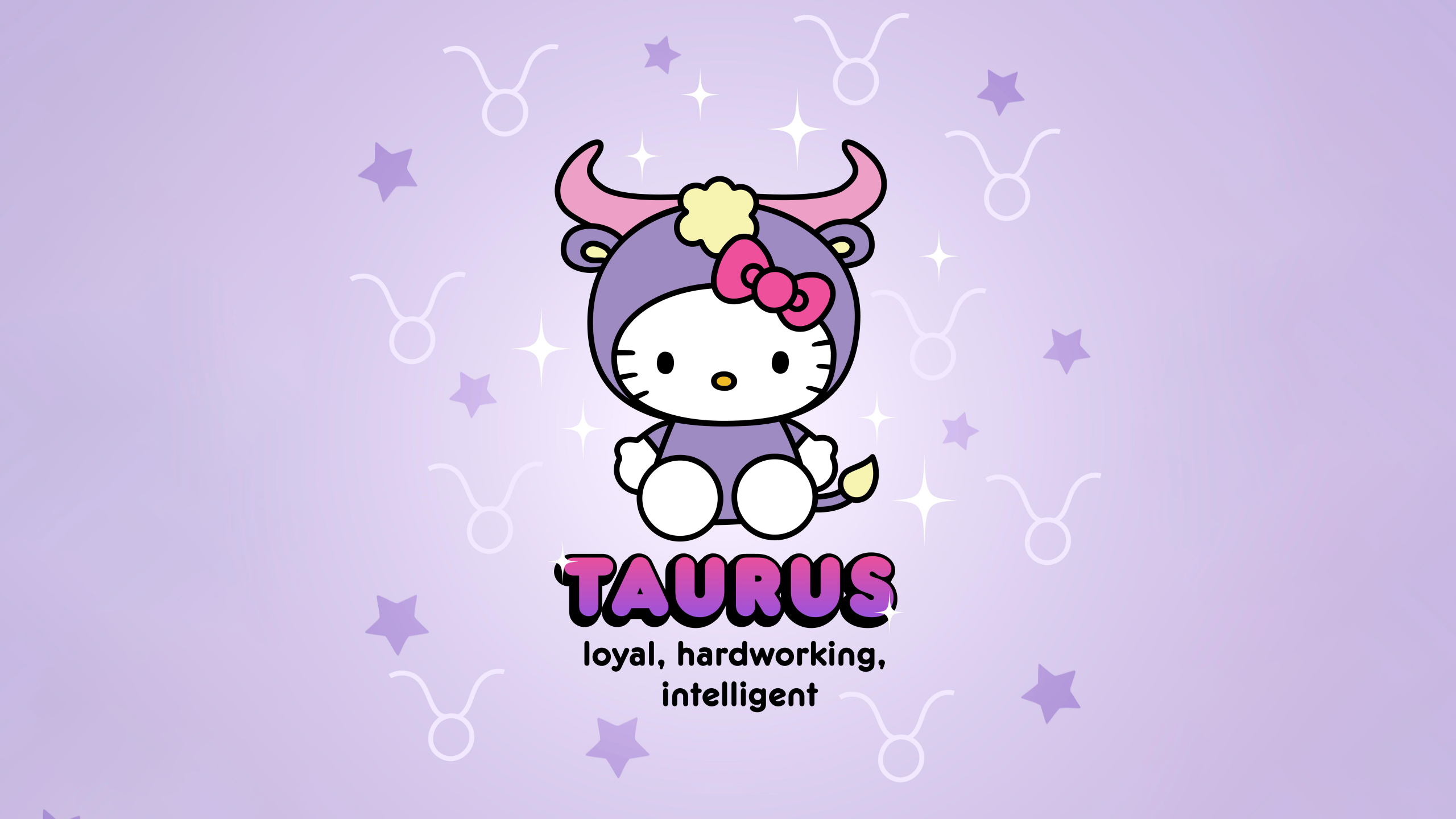 Taurus Wallpaper 4K, Hello Kitty