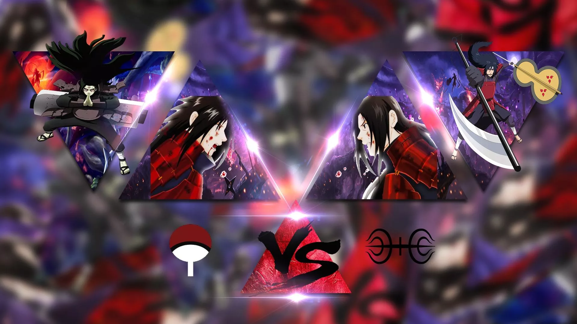 Wallpaper collage, naruto, Madara