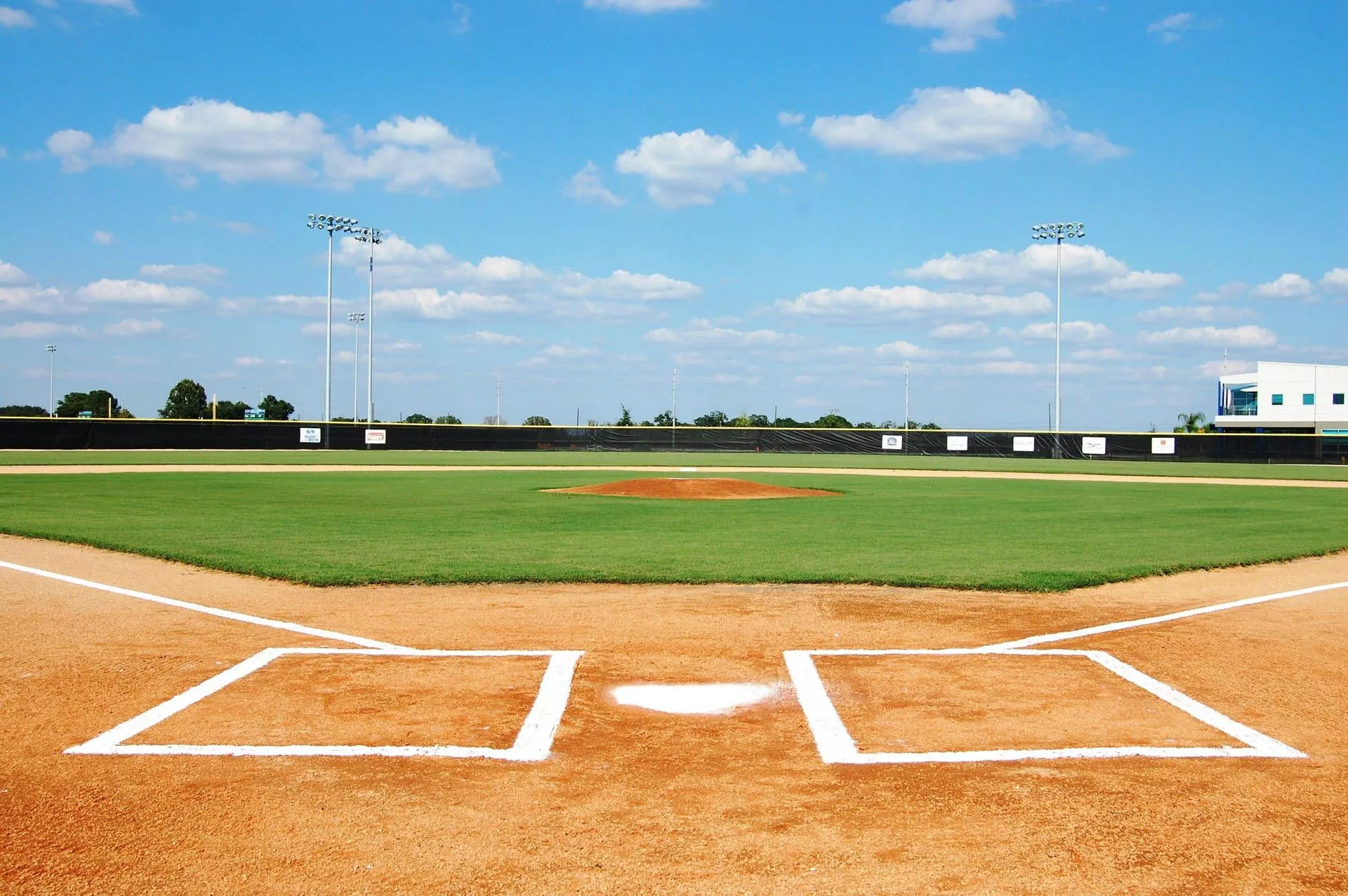 Softball Field Landscape Photograph