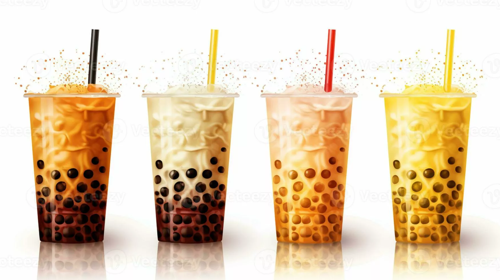 Drinking Bubble Tea