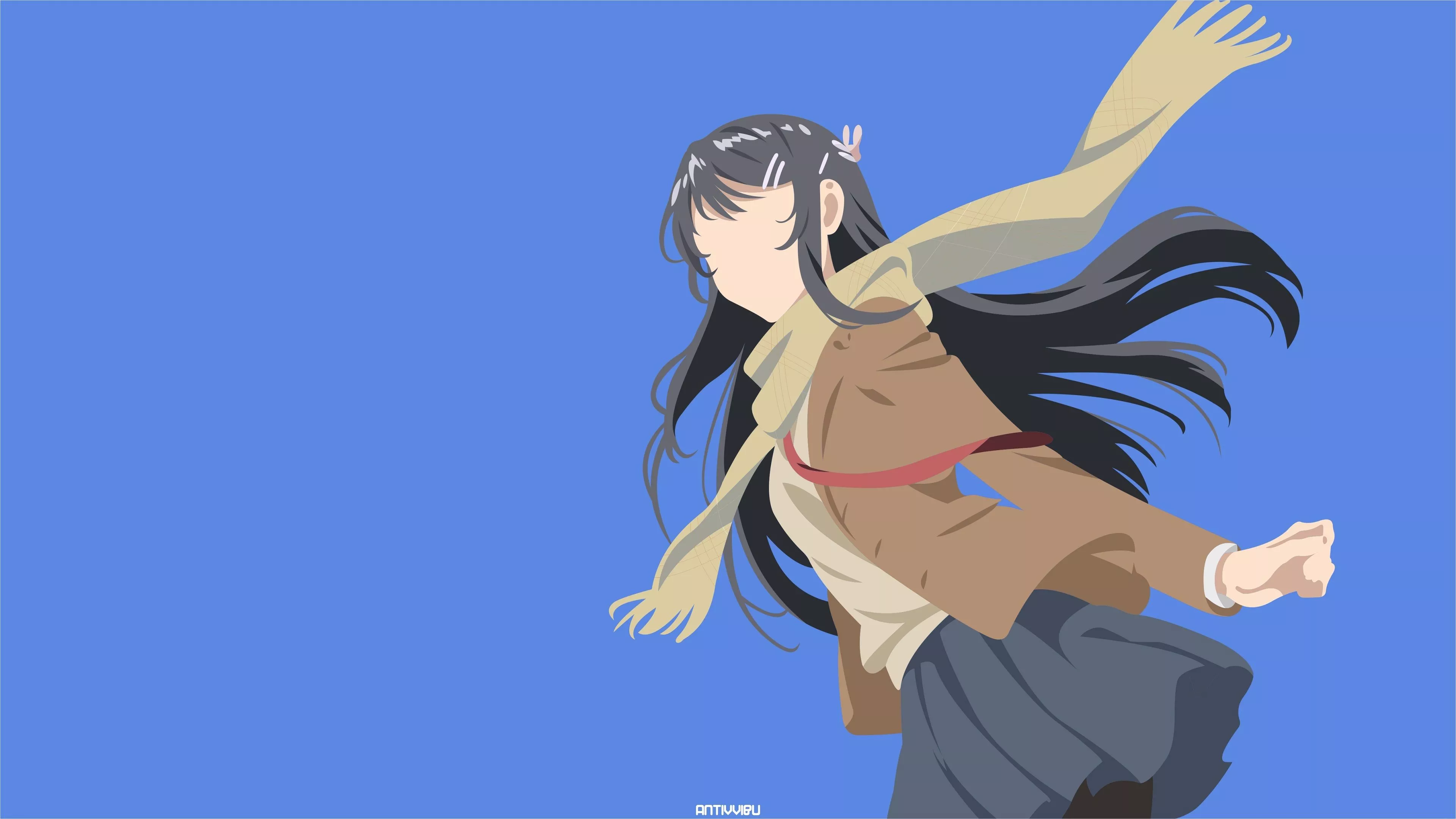 Download Mai Sakurajima Anime Rascal Does Not Dream Of Bunny Girl Senpai 4k Ultra HD Wallpaper