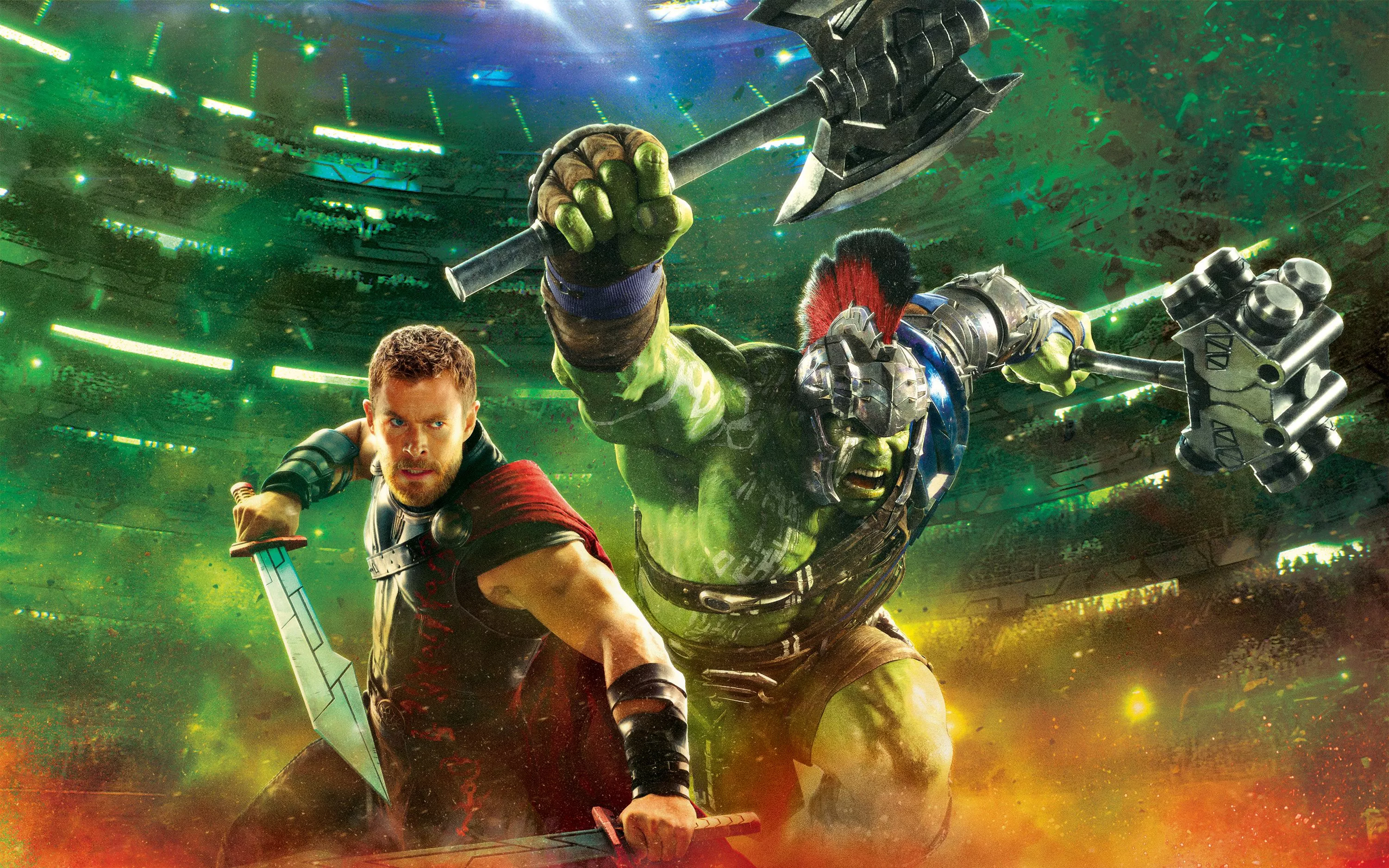 Hulk Thor Movie Thor: Ragnarok HD Wallpaper