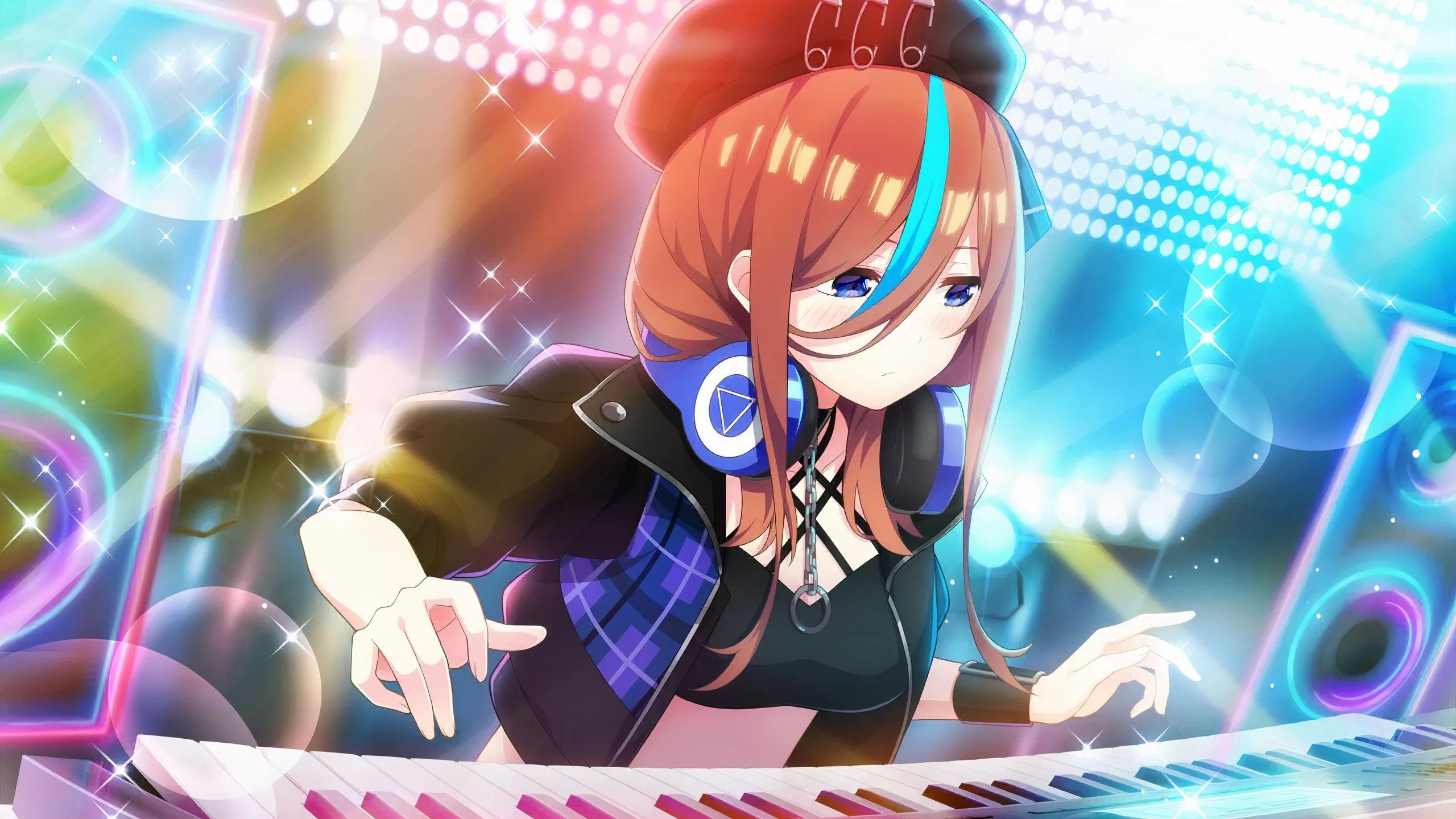 Miku Nakano Anime Girl With Keyboard HD