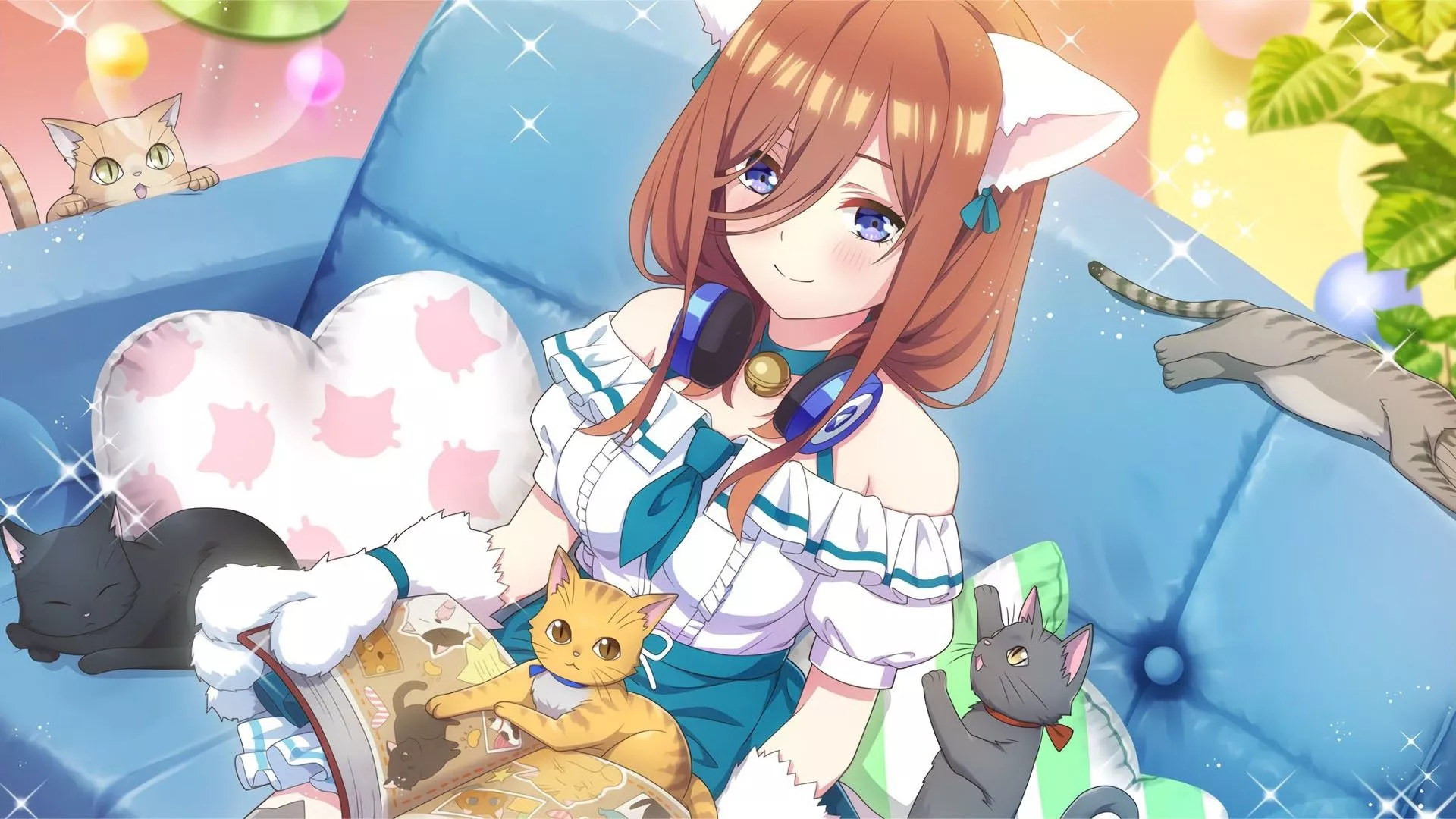 Purple Eyes Miku Nakano HD