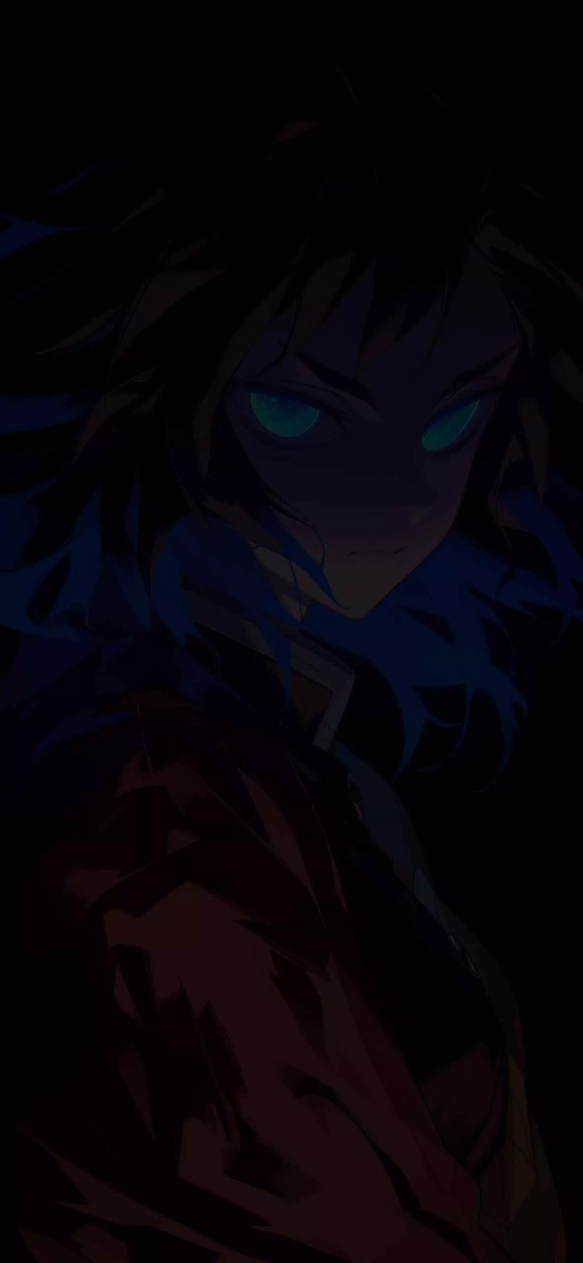 Blue Eyed Anime Boy Intense Wallpaper Phone Wallpaper