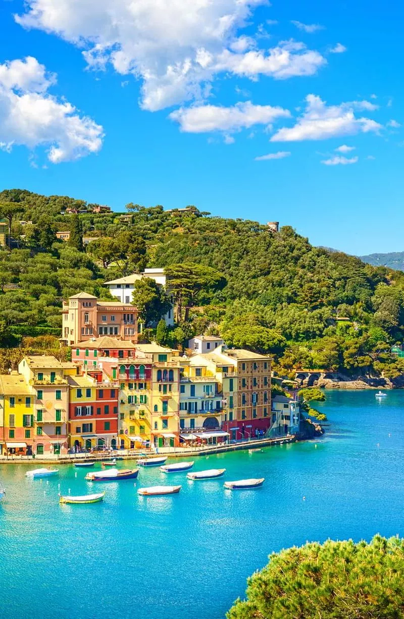 Aeriel view of Portofino, Italy.. #Italy #Travel #Europe #Portofino #AmalfiCoast #ItalyVacation. Vacation places, HD phone wallpaper