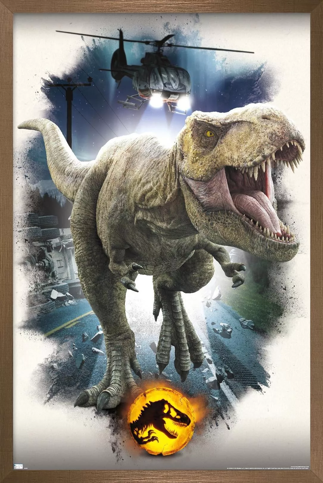 T. Rex Focal Wall Poster, 22.375 x