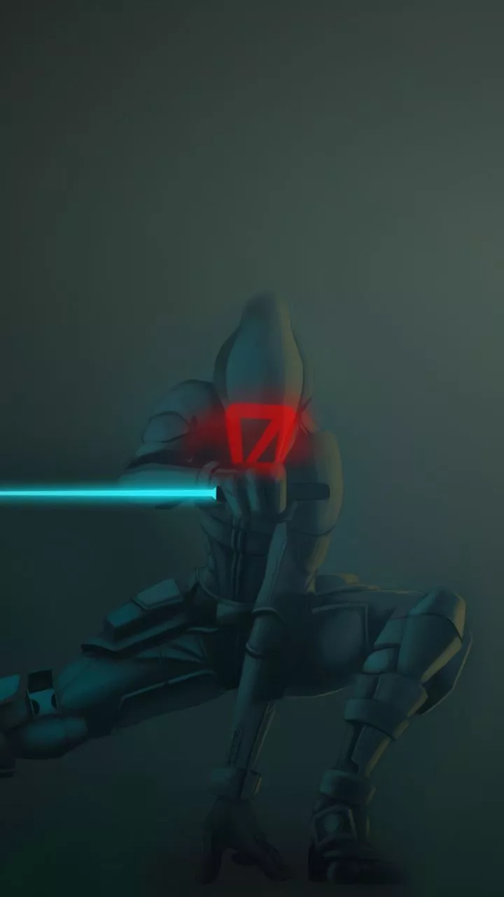 Mobile wallpaper: Robot, Warrior, Video