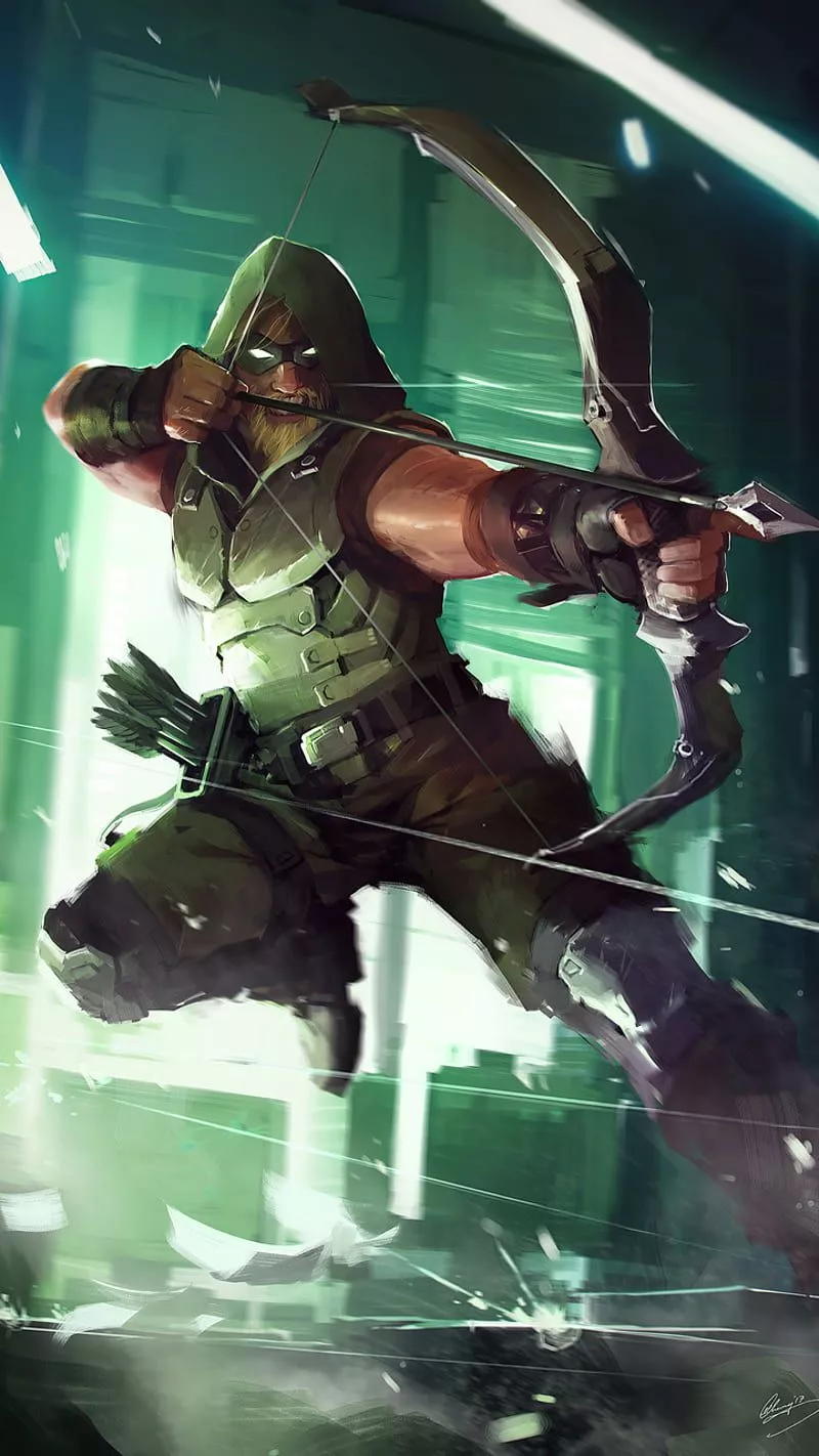 Green Arrow, dc, HD phone wallpaper