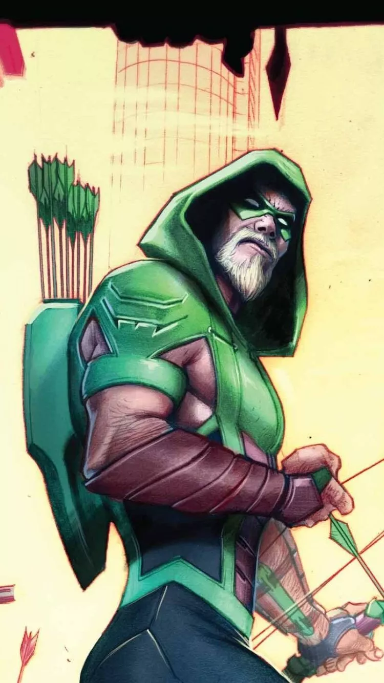 Mobile wallpaper: Comics, Green Arrow