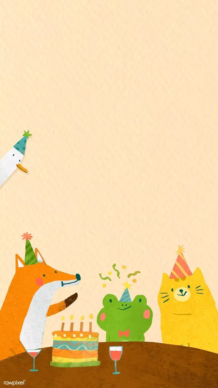 Animal doodle birthday