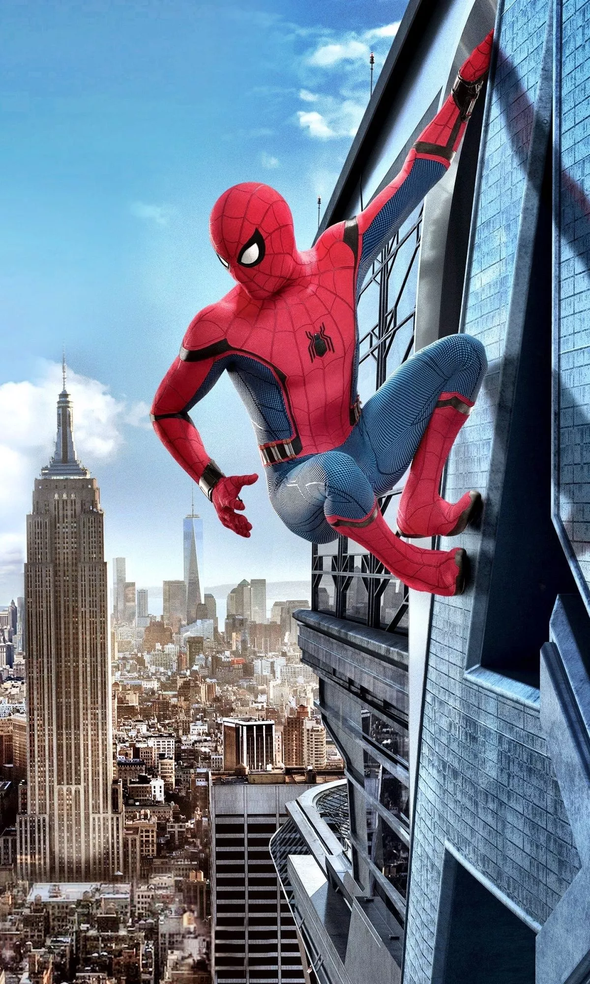 Mobile wallpaper: Spider Man, Building