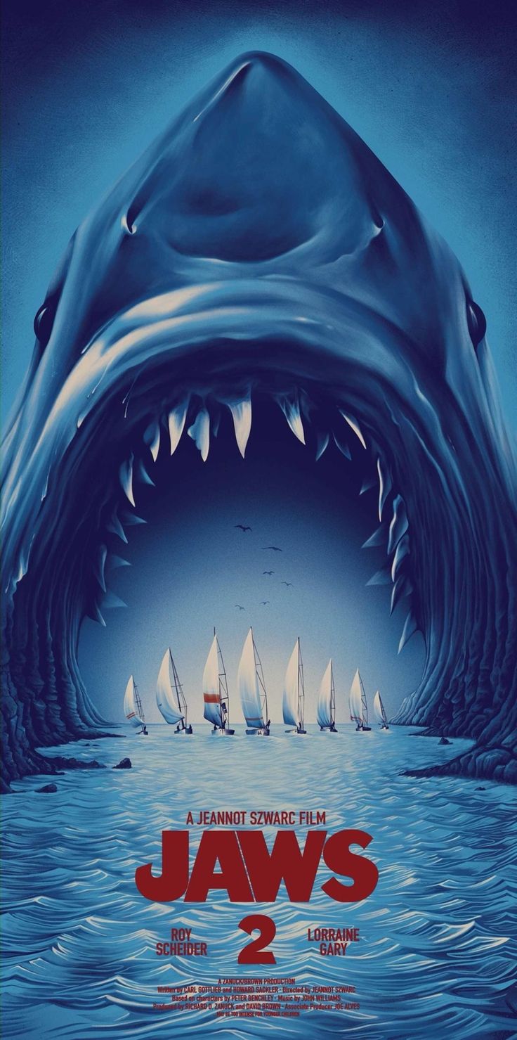 Jaws. Alternative movie posters, Jaws