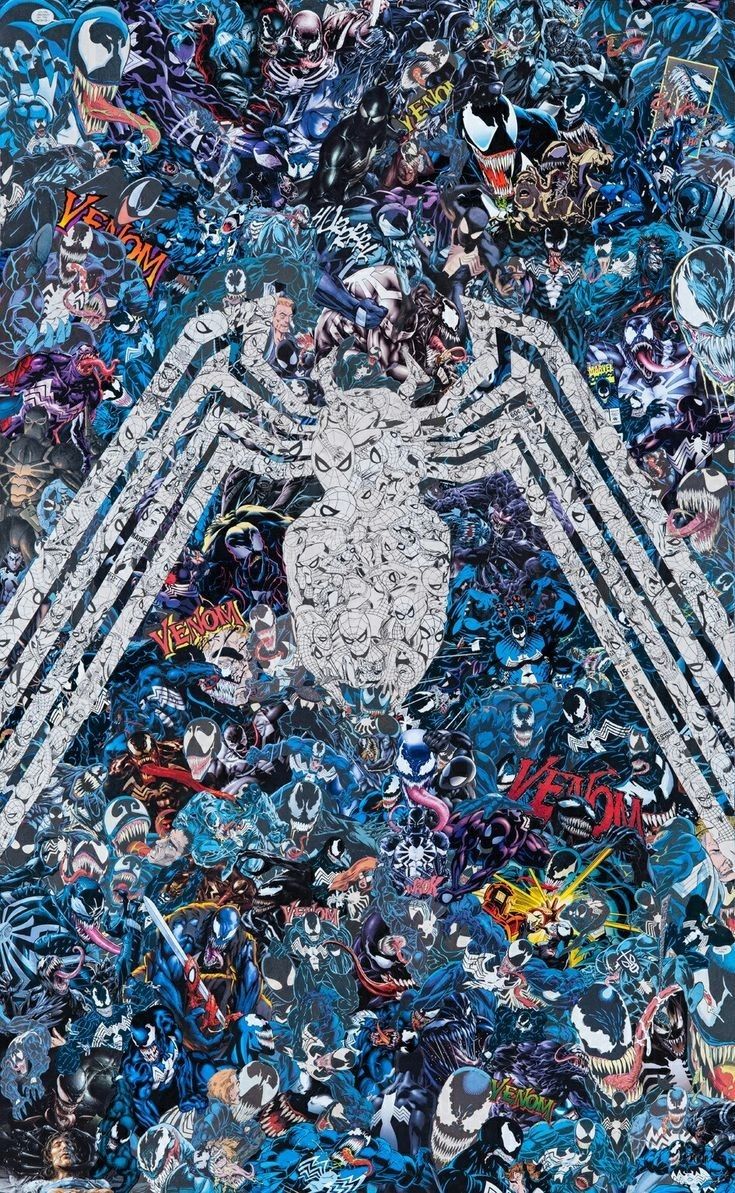 Venom collage. Héroes marvel