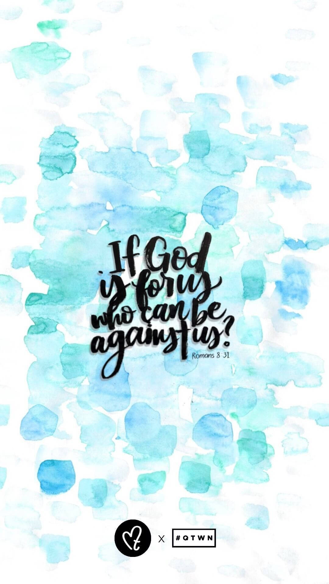 Watercolor Background For Bible Verse