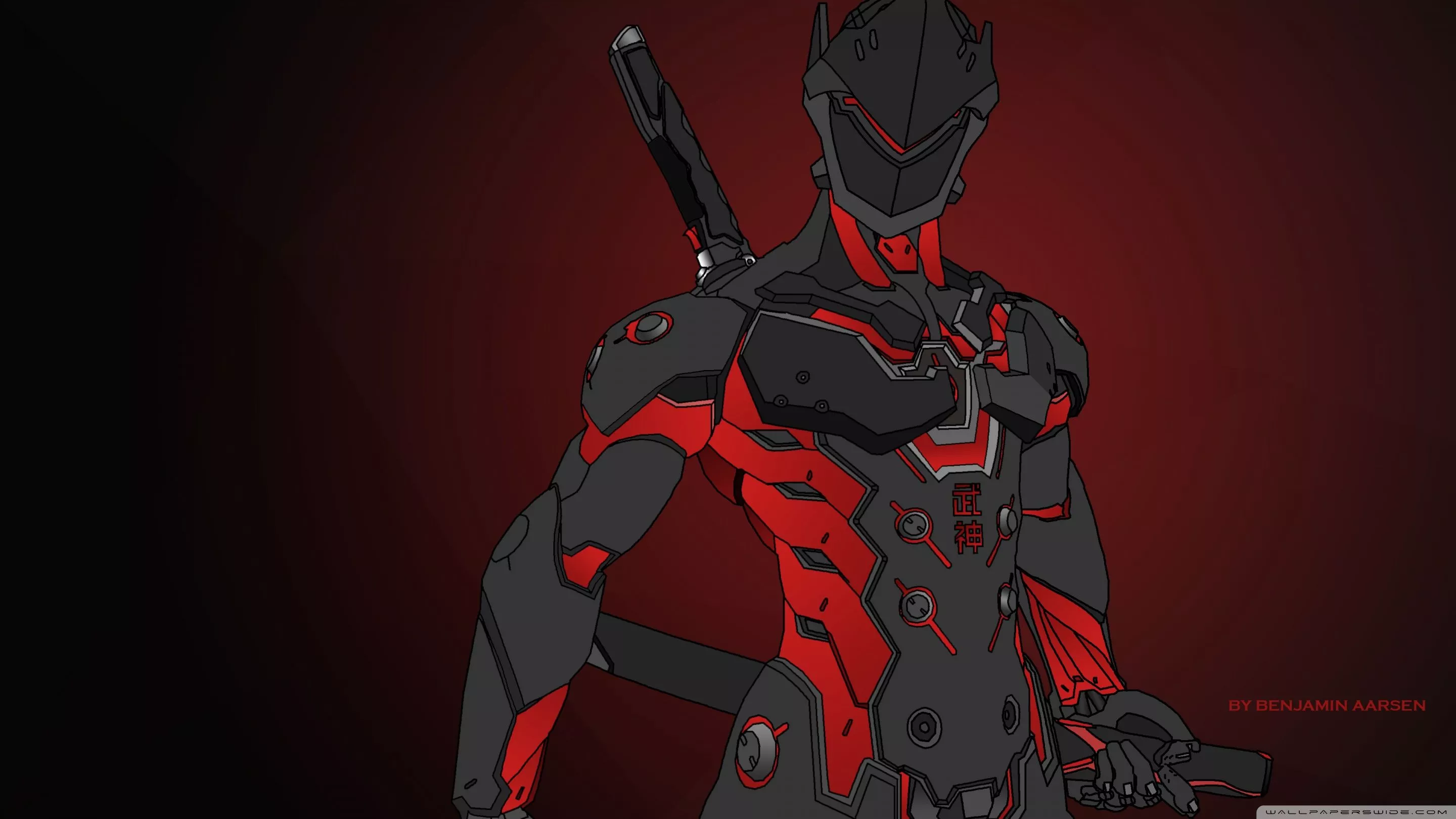 red genji Ultra HD Wallpaper for 4K UHD