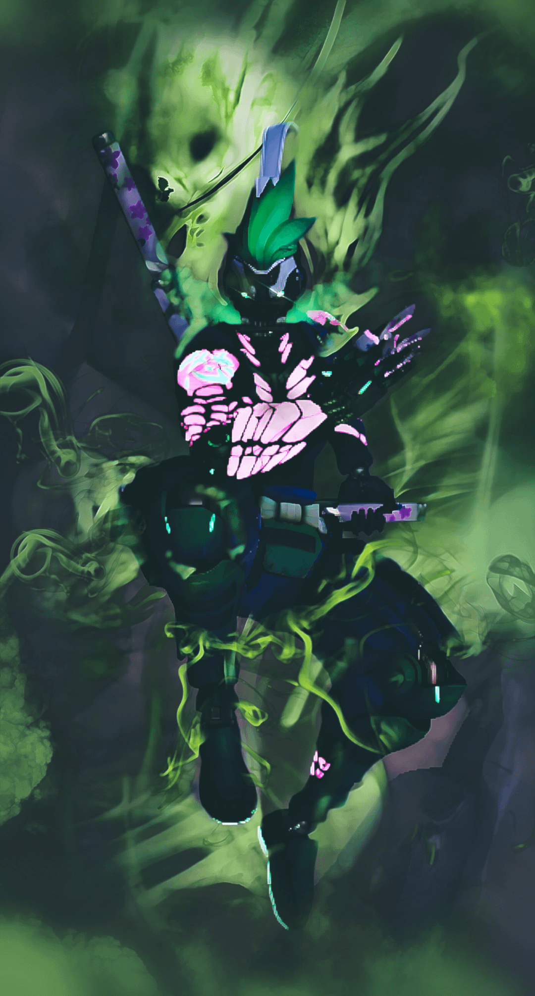 I Created a Genji Phone Wallpaper