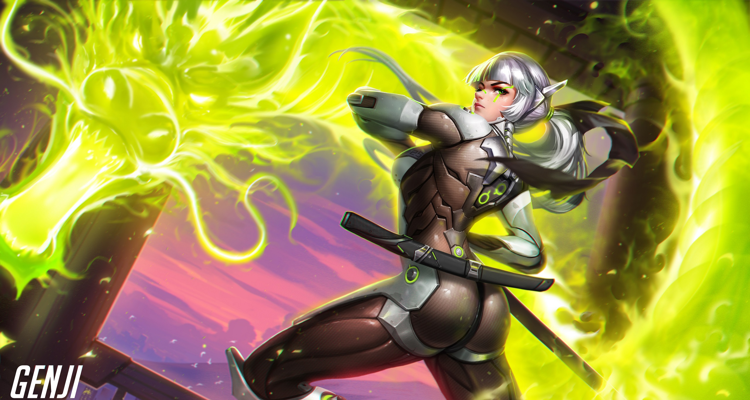 Cyborg Video Game Overwatch HD Wallpaper