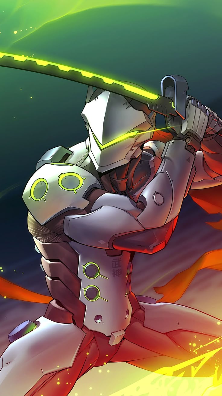Overwatch wallpaper, Overwatch genji