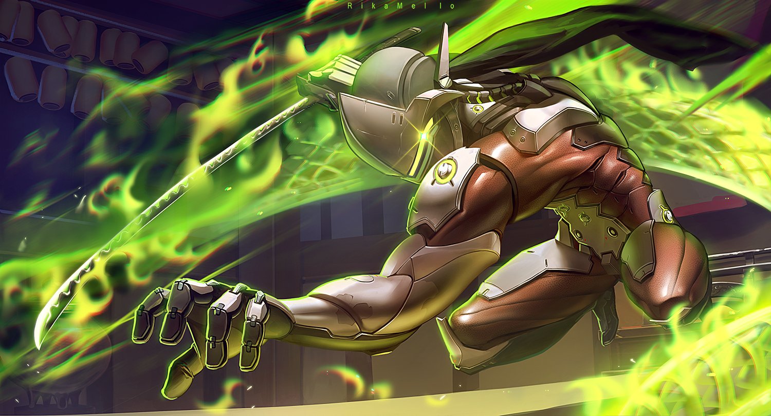 Stunning #Overwatch Genji Wallpaper