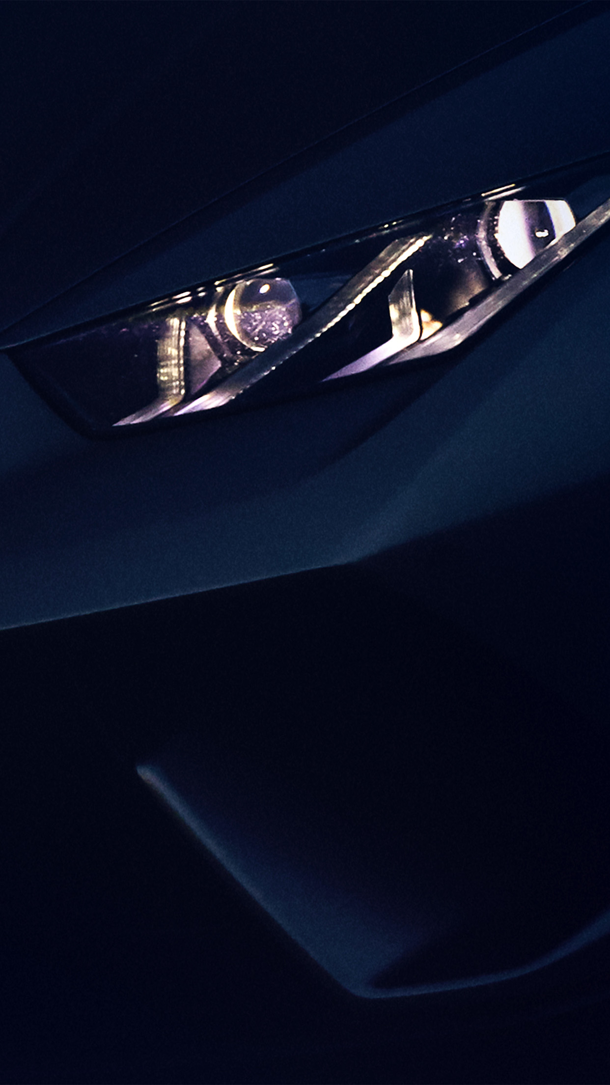 Car Lamborghini Light Dark Minimal