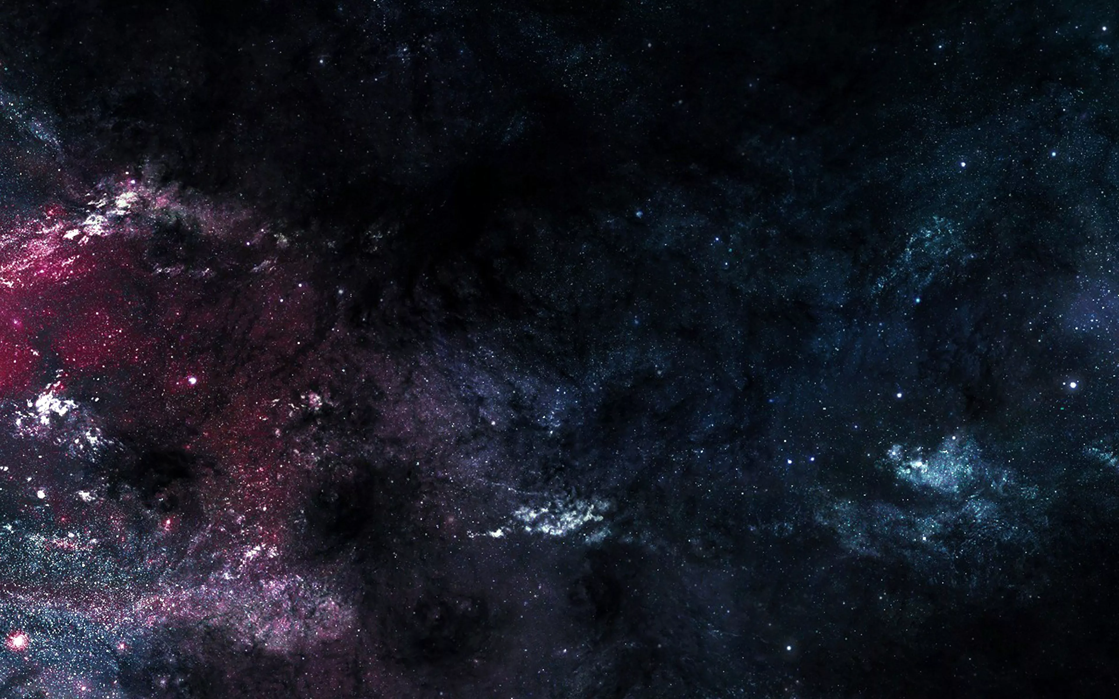 Space Star Dark Night Sky Pattern