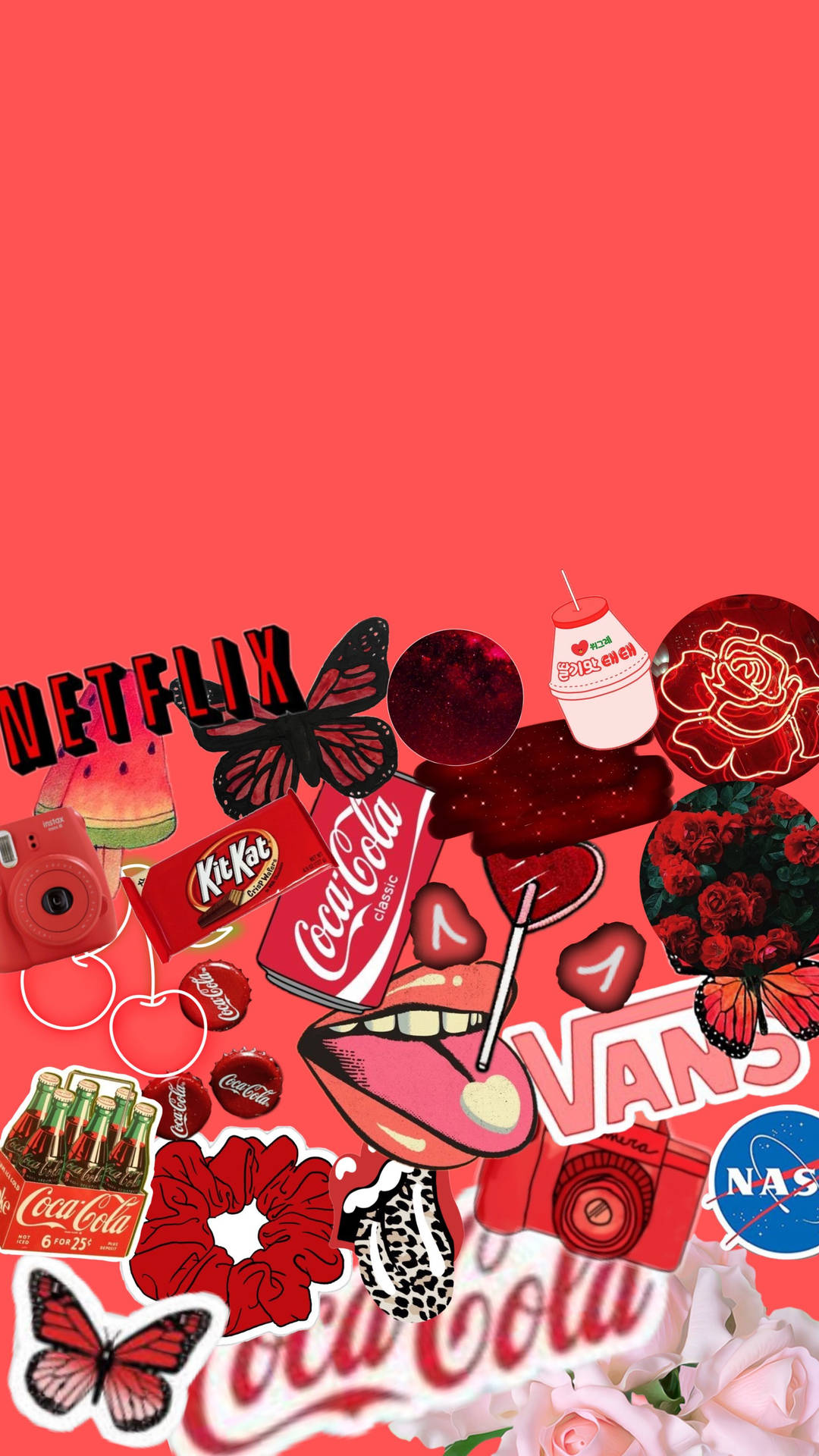 Download Brand Stickers Pastel Red
