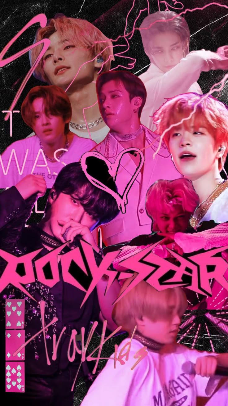 straykids #skz #hotpink #pink #black