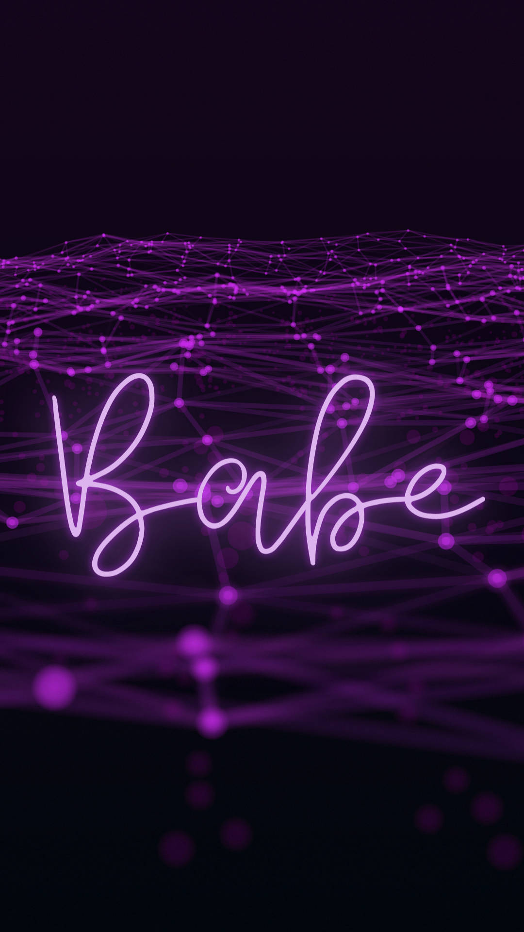 Purple Baddie Wallpaper