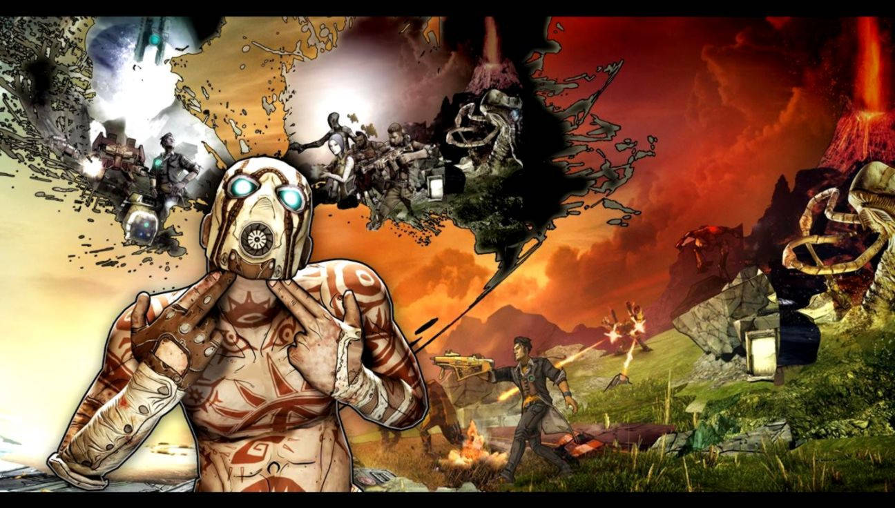Hd Cool Art Poster Of Borderlands