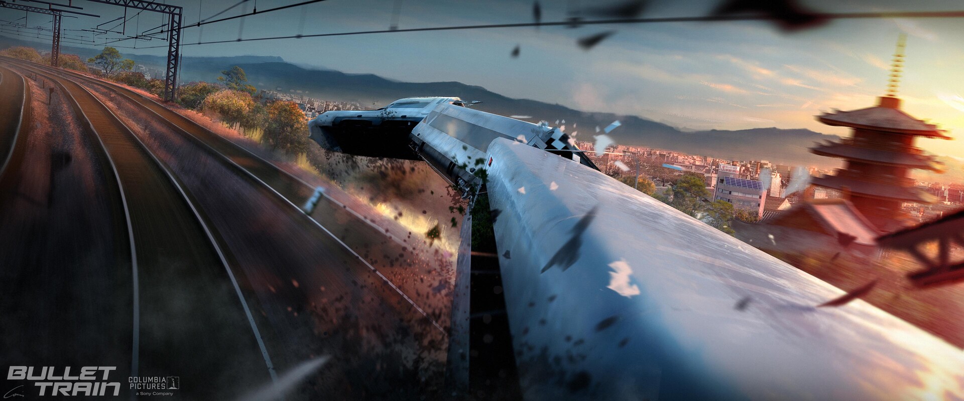 Bullet Train Train Crash
