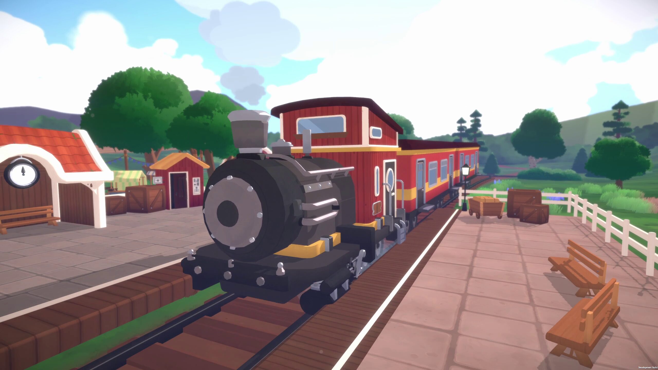 Train life simulation adventure game