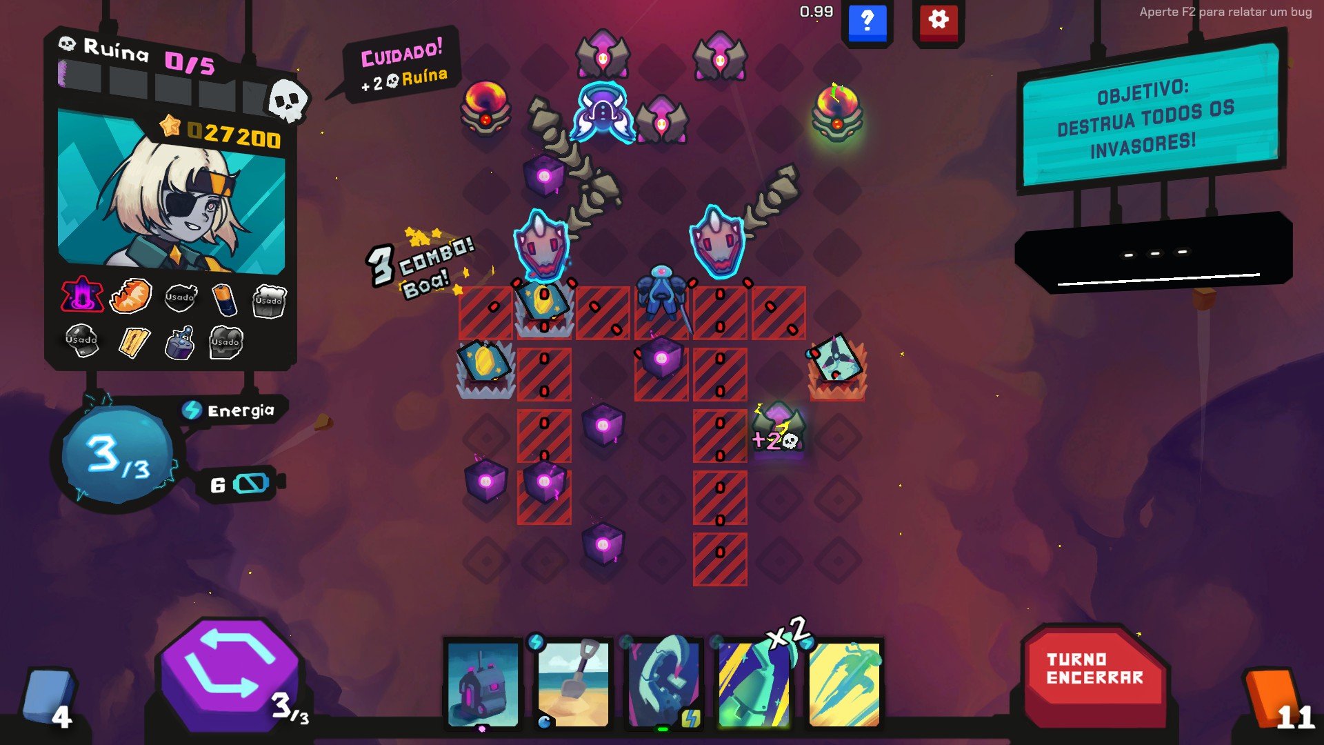 StarVaders mescla estratégia e cartas