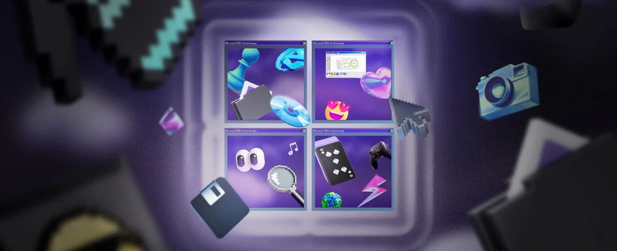 Windows 50th anniversary wallpaper