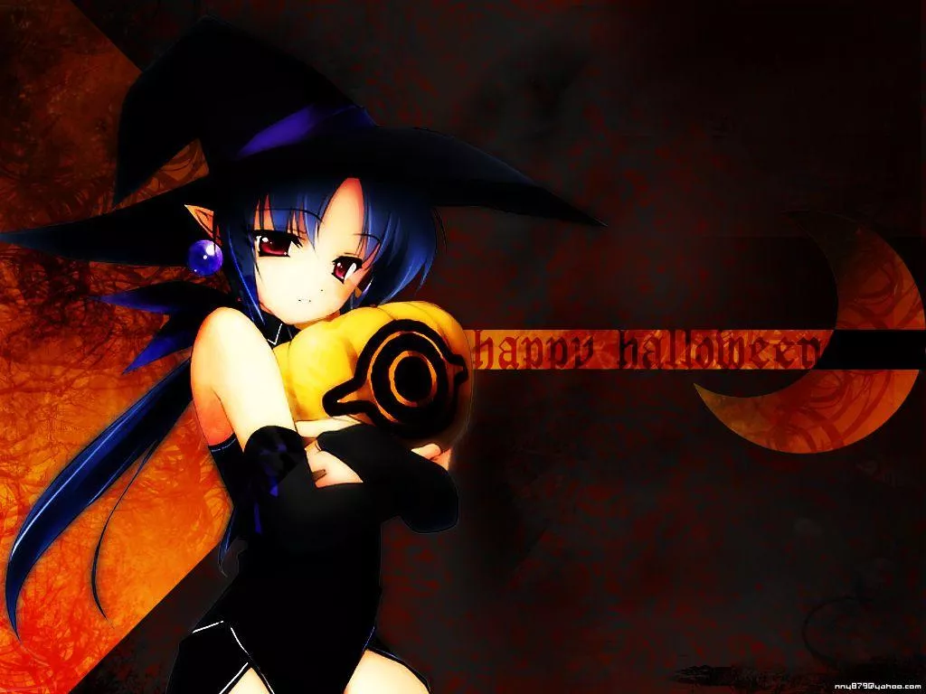 Cute Halloween Anime Wallpaper Free