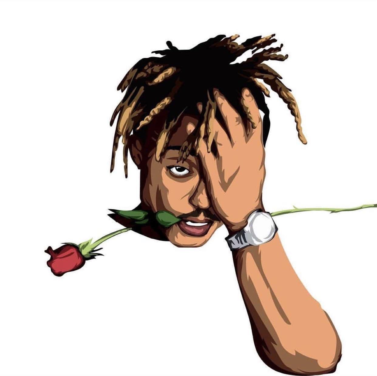 juice wrld wallpaper. can someone make