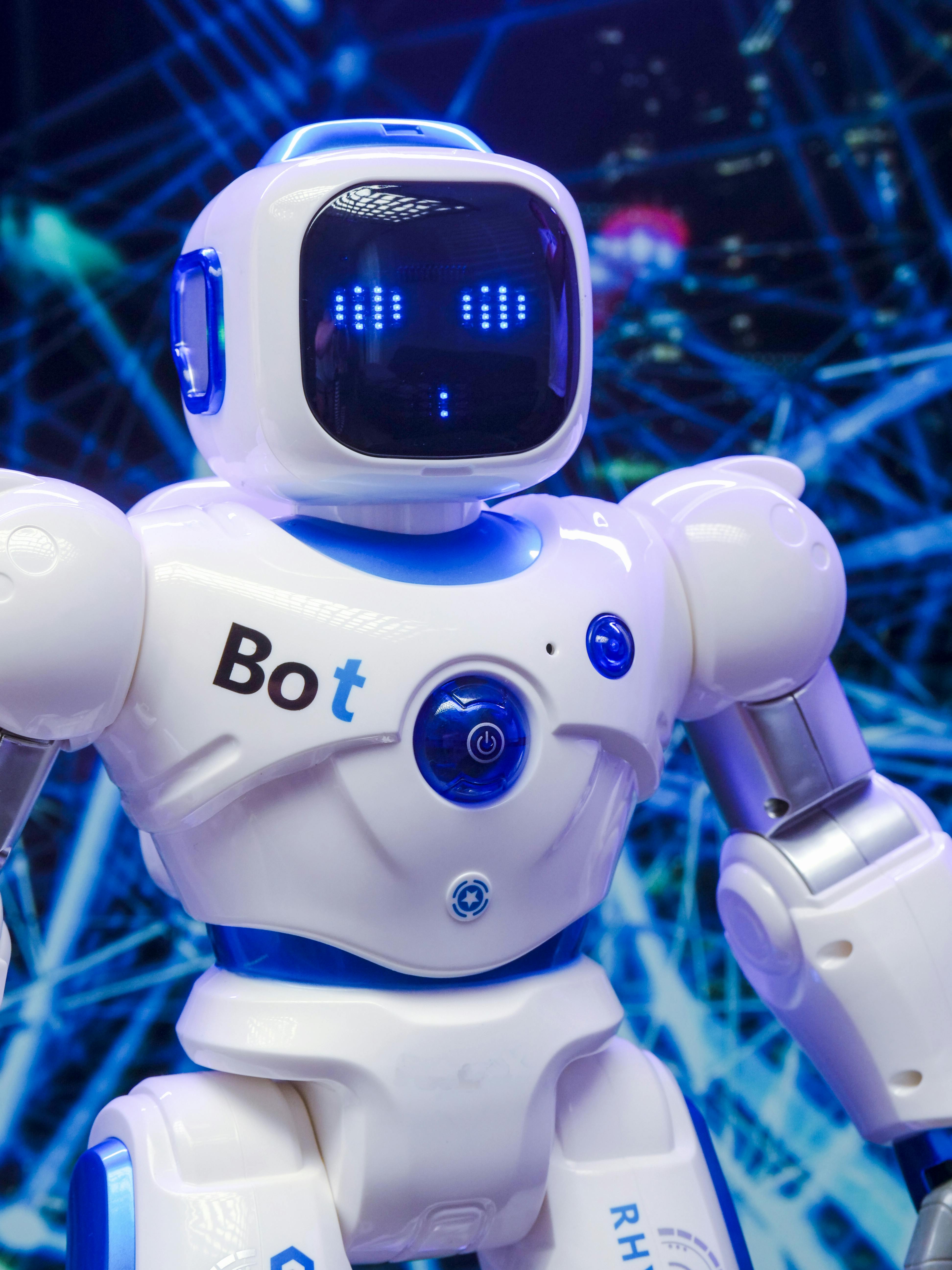 White Robot Action Figure · Free Stock